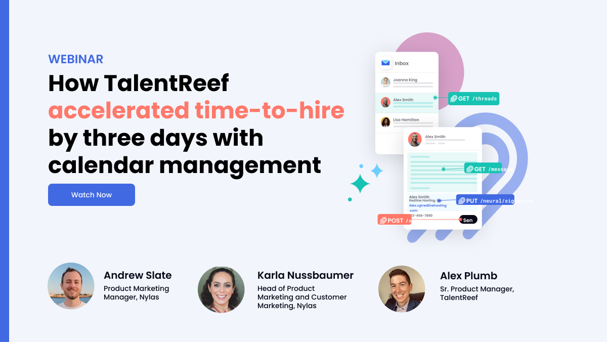 How TalentReef accelerated timetohire by three days with calendar